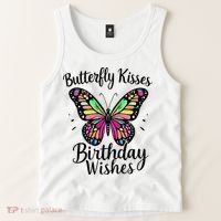 Butterfly Kisses And Birthday Wishes  Tank Top thumb 2