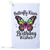 Butterfly Kisses And Birthday Wishes  Golf Towel thumb 0