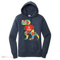 Be Kind Autism Awareness Dinosaur Boy Girl Toddlers Women's Hoodie thumb 0