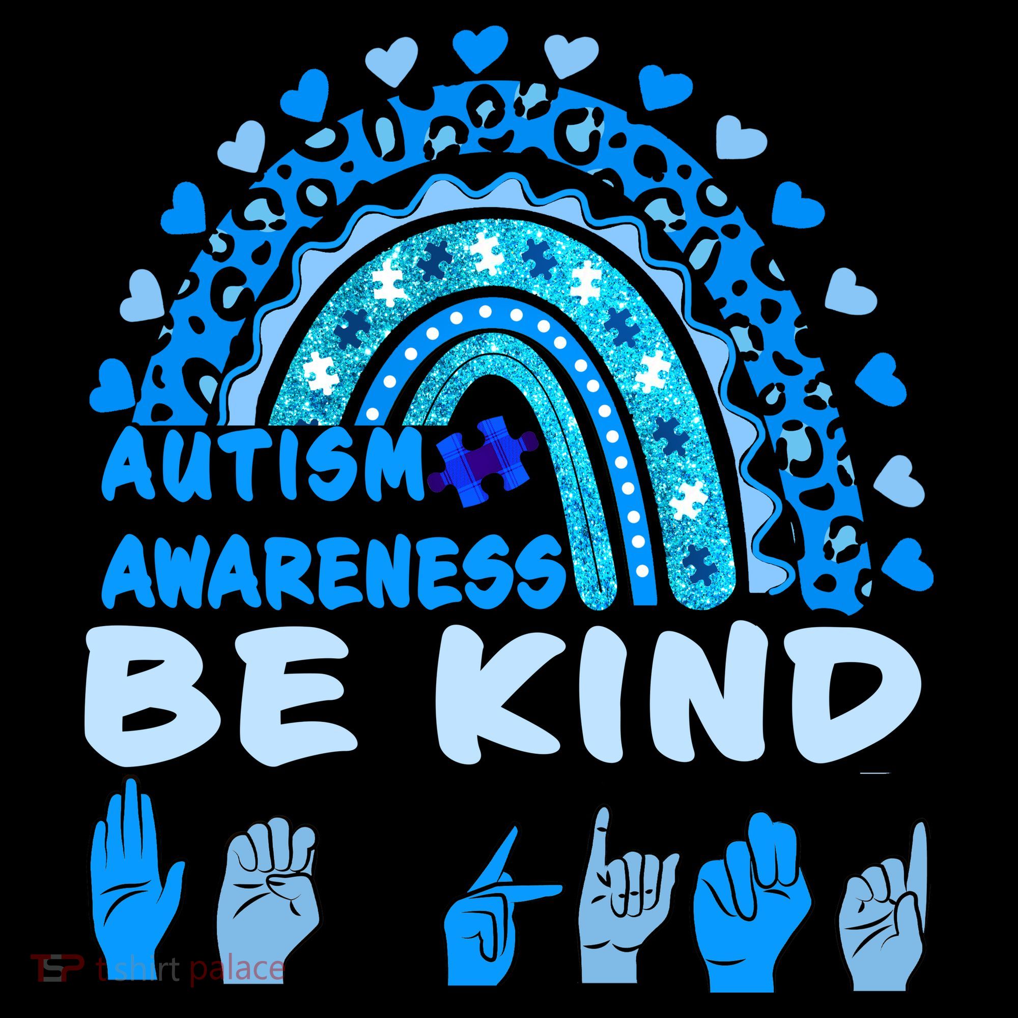 Be Kind Autism Awareness Rainbow Trendy BoHo Rainbow Leopard Print Mousepad
