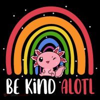 Be Kind ALOTL Axolotl Rainbow Teacher Positive Inspirational Coffee Mug thumb 5