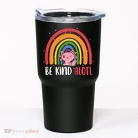 Be Kind ALOTL Axolotl Rainbow Teacher Positive Inspirational Tumbler thumb 0