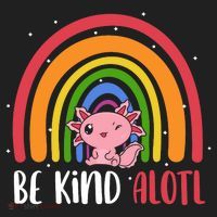 Be Kind ALOTL Axolotl Rainbow Teacher Positive Inspirational Tumbler thumb 3