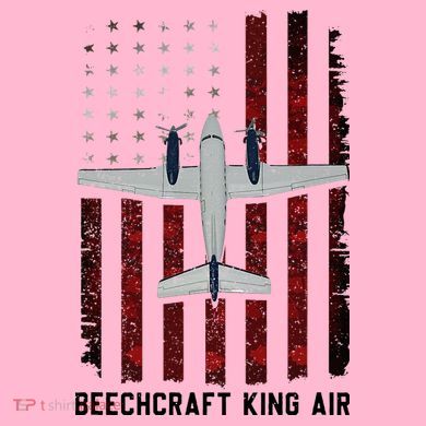 Beechcraft King Air Women's Long Sleeve Flannel Pajama Set 