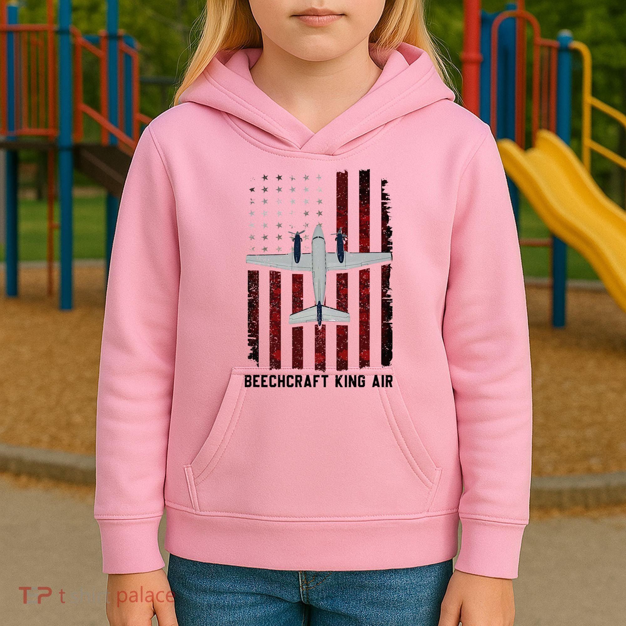 Beechcraft King Air Kids Hoodie