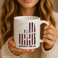Beechcraft King Air Coffee Mug thumb 3