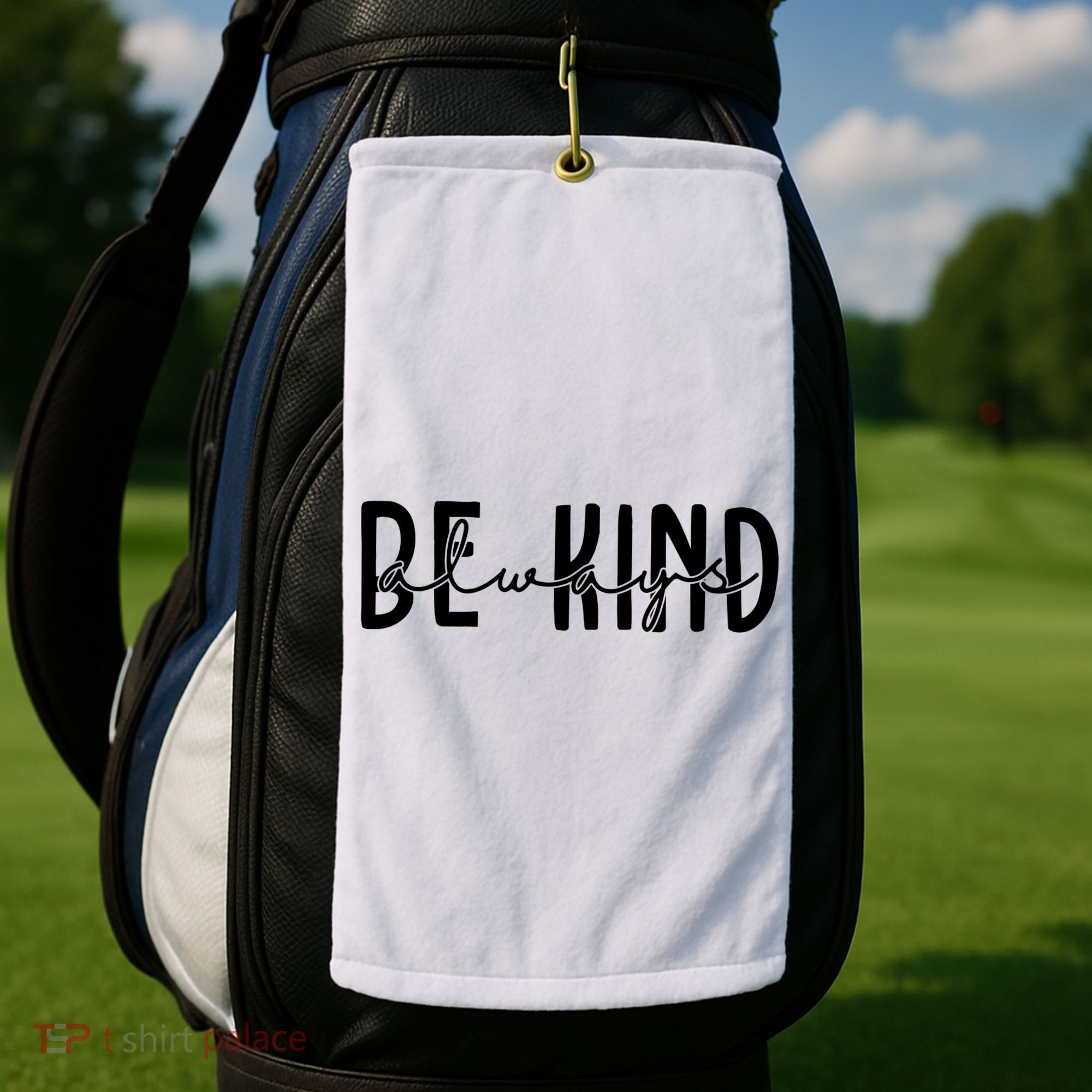 Be Kind Always Quote Golf Towel