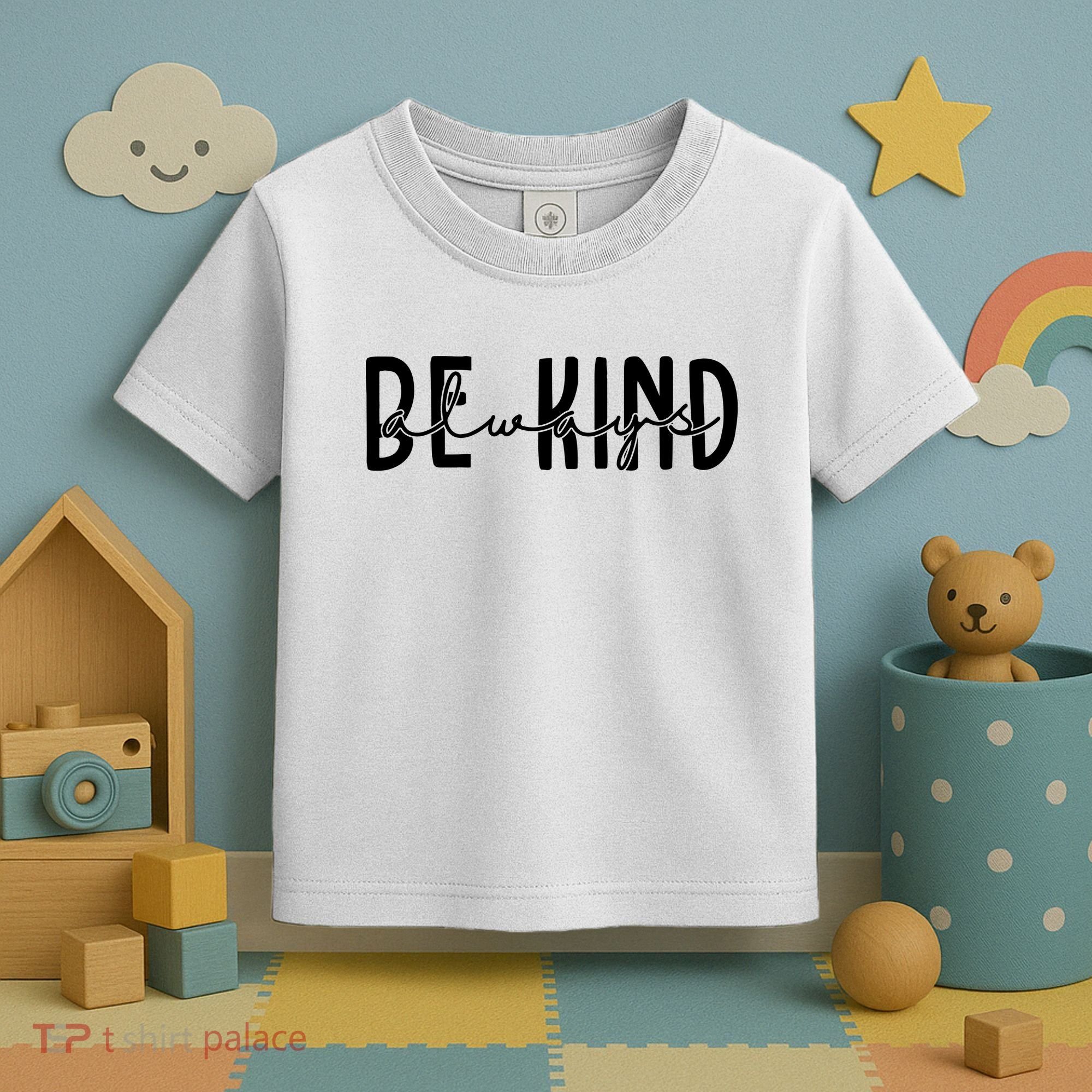 Be Kind Always Quote Toddler T-Shirt