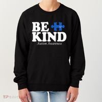 Be Kind Autism Awareness Puzzle Women's Sweatshirt thumb 0