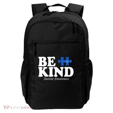 Be Kind Autism Awareness Puzzle Backpack