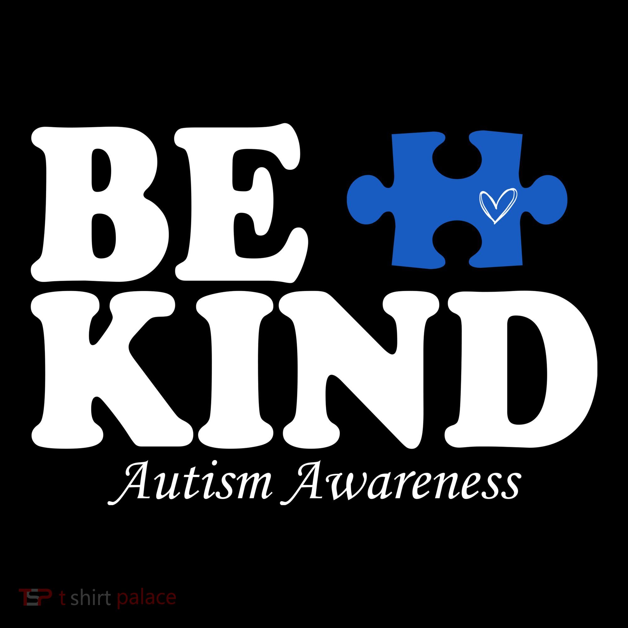 Be Kind Autism Awareness Puzzle Coaster