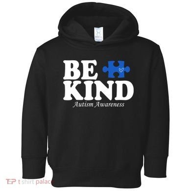 Be Kind Autism Awareness Puzzle Toddler Hoodie