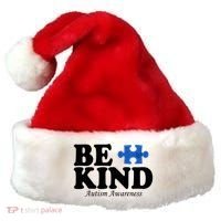 Be Kind Autism Awareness Puzzle Santa Hat thumb 0