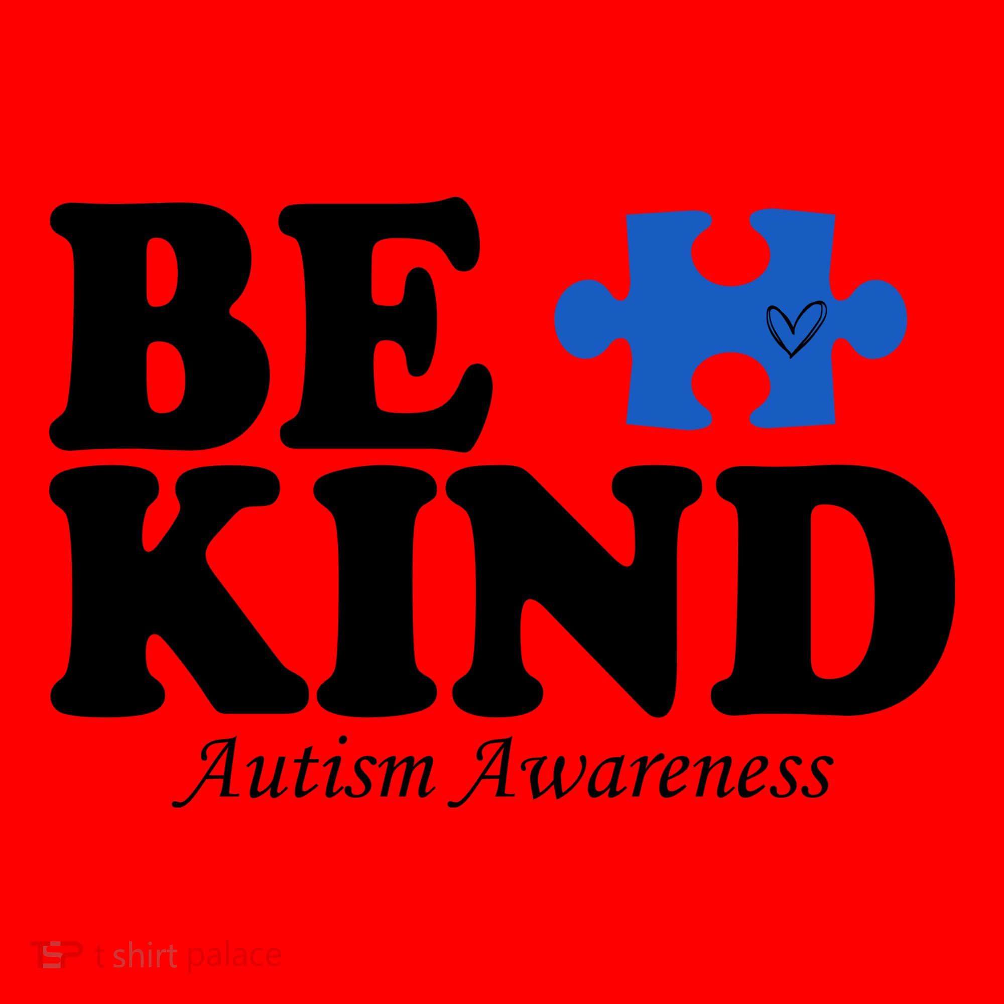 Be Kind Autism Awareness Puzzle Santa Hat