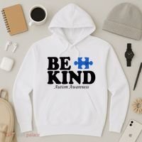 Be Kind Autism Awareness Puzzle Hoodie thumb 3