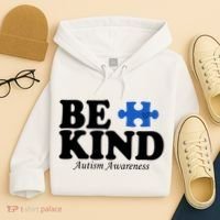 Be Kind Autism Awareness Puzzle Hoodie thumb 4