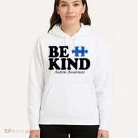 Be Kind Autism Awareness Puzzle Hoodie thumb 5