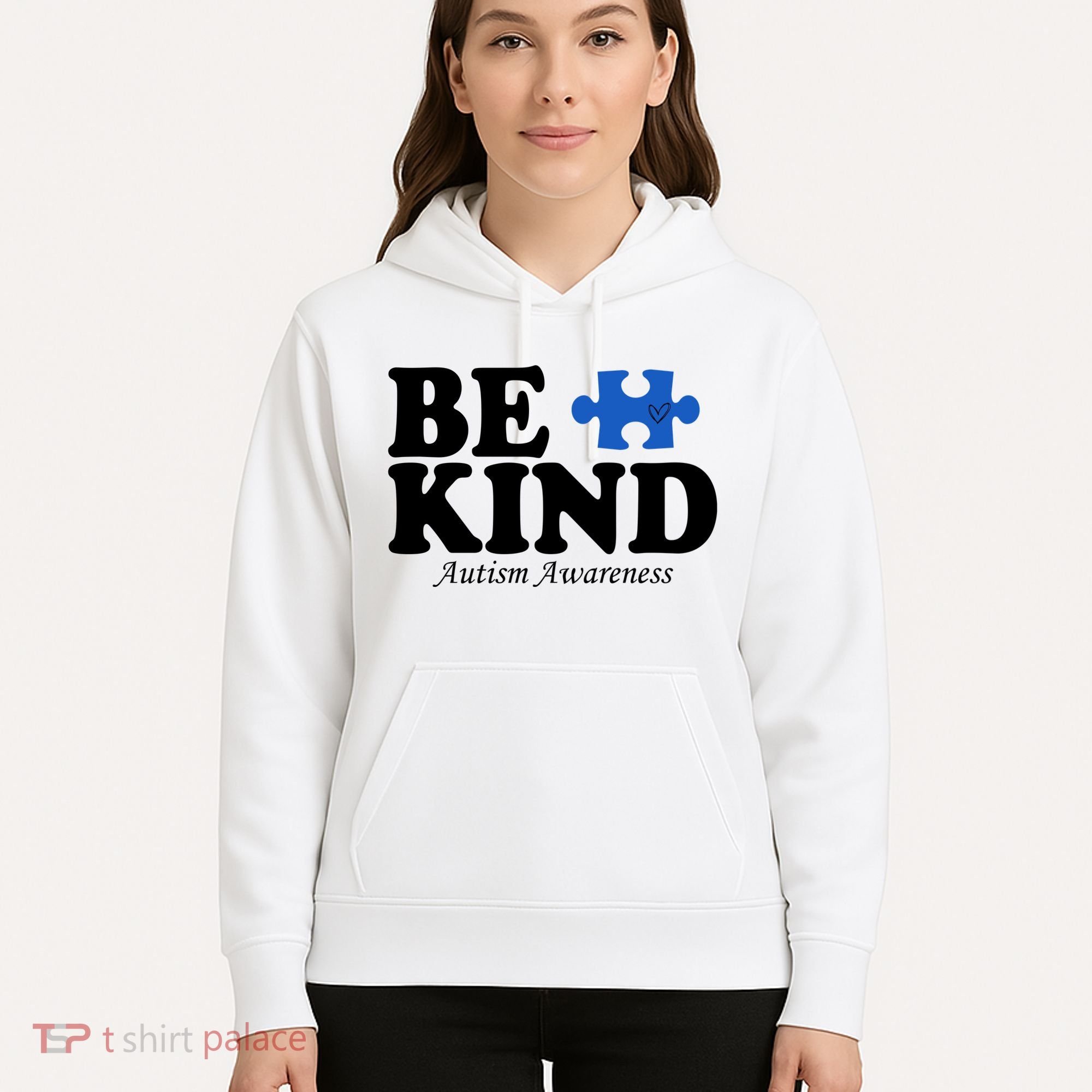 Be Kind Autism Awareness Puzzle Hoodie
