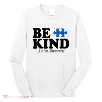 Be Kind Autism Awareness Puzzle Long Sleeve Shirt thumb 0