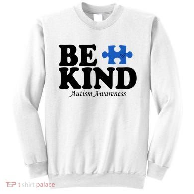 Be Kind Autism Awareness Puzzle Sweatshirt