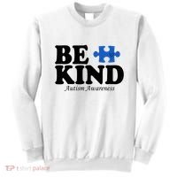 Be Kind Autism Awareness Puzzle Sweatshirt thumb 0