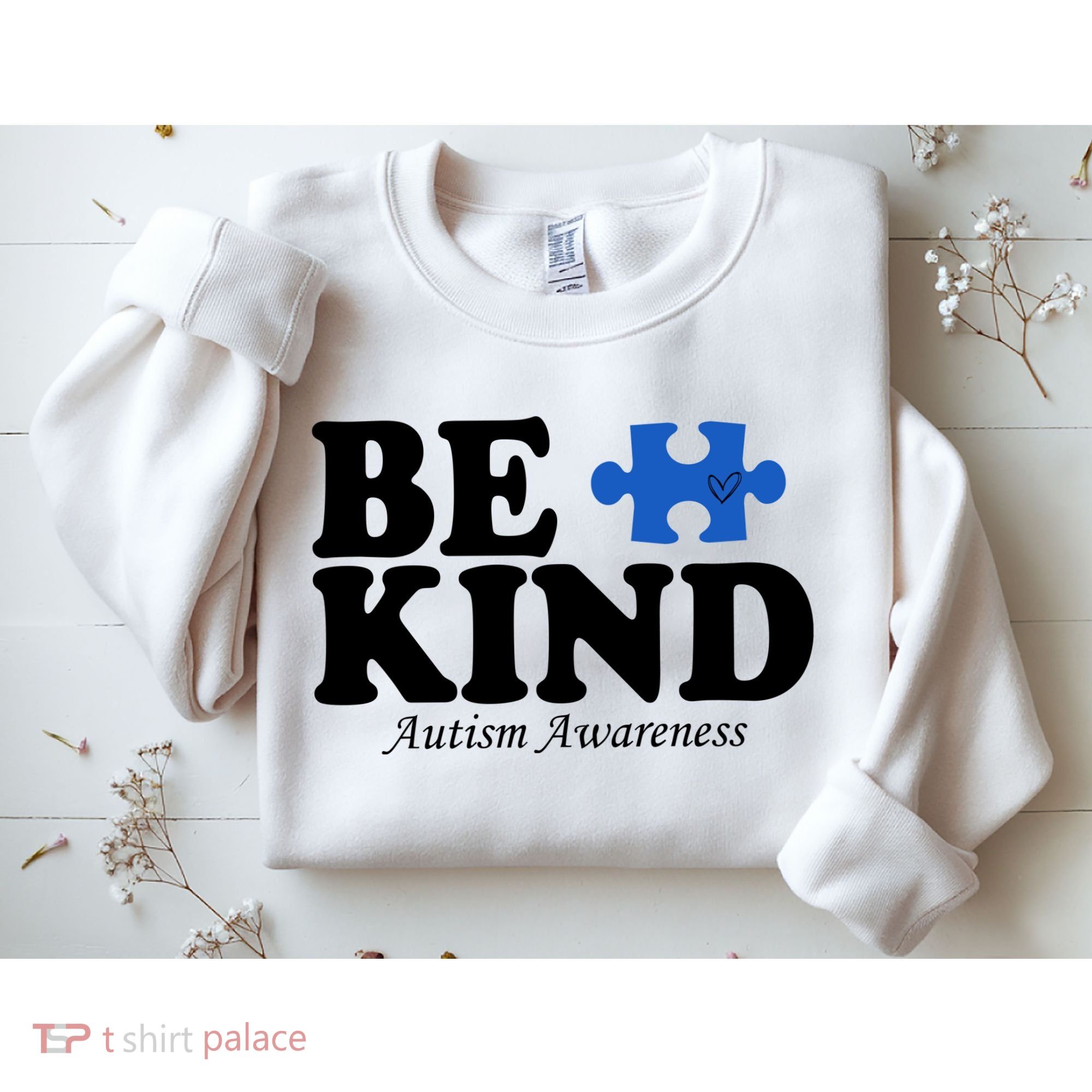 Be Kind Autism Awareness Puzzle Sweatshirt