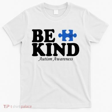 Be Kind Autism Awareness Puzzle T-Shirt