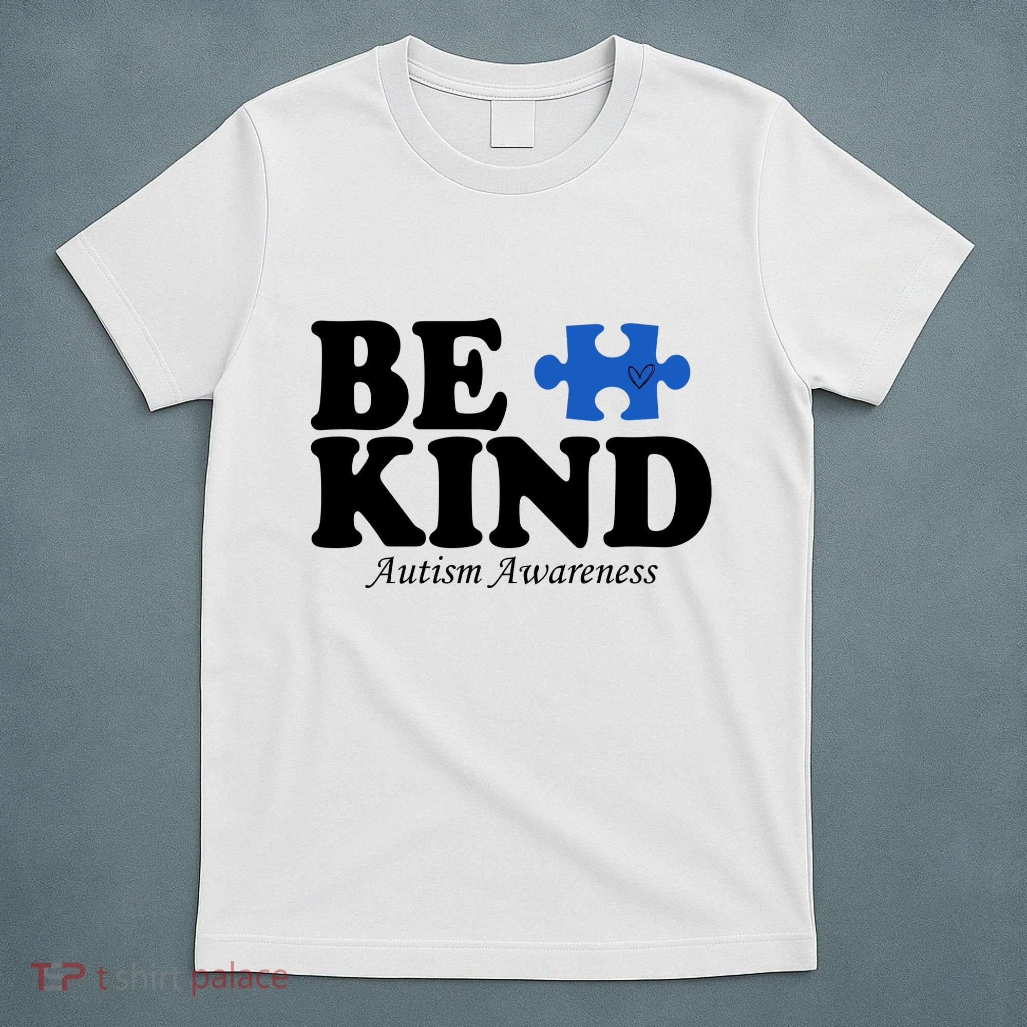 Be Kind Autism Awareness Puzzle T-Shirt