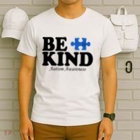 Be Kind Autism Awareness Puzzle T-Shirt thumb 6
