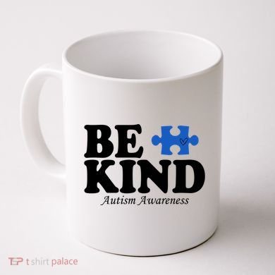 Be Kind Autism Awareness Puzzle Coffee Mug