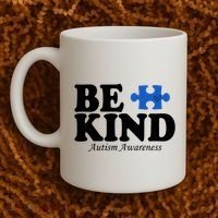 Be Kind Autism Awareness Puzzle Coffee Mug thumb 2