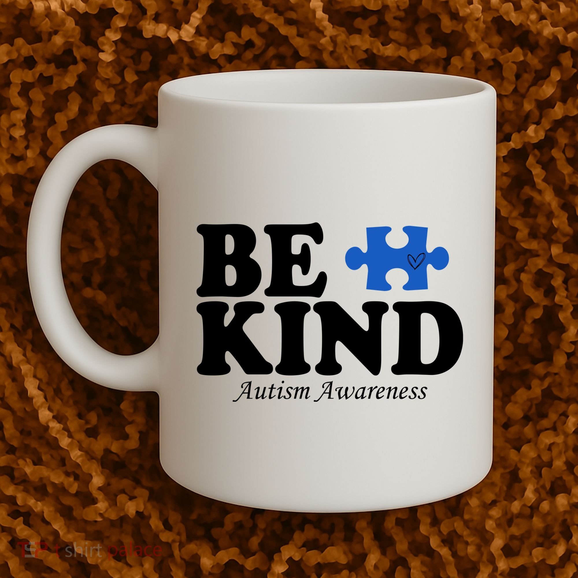 Be Kind Autism Awareness Puzzle Coffee Mug