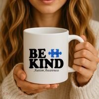 Be Kind Autism Awareness Puzzle Coffee Mug thumb 3