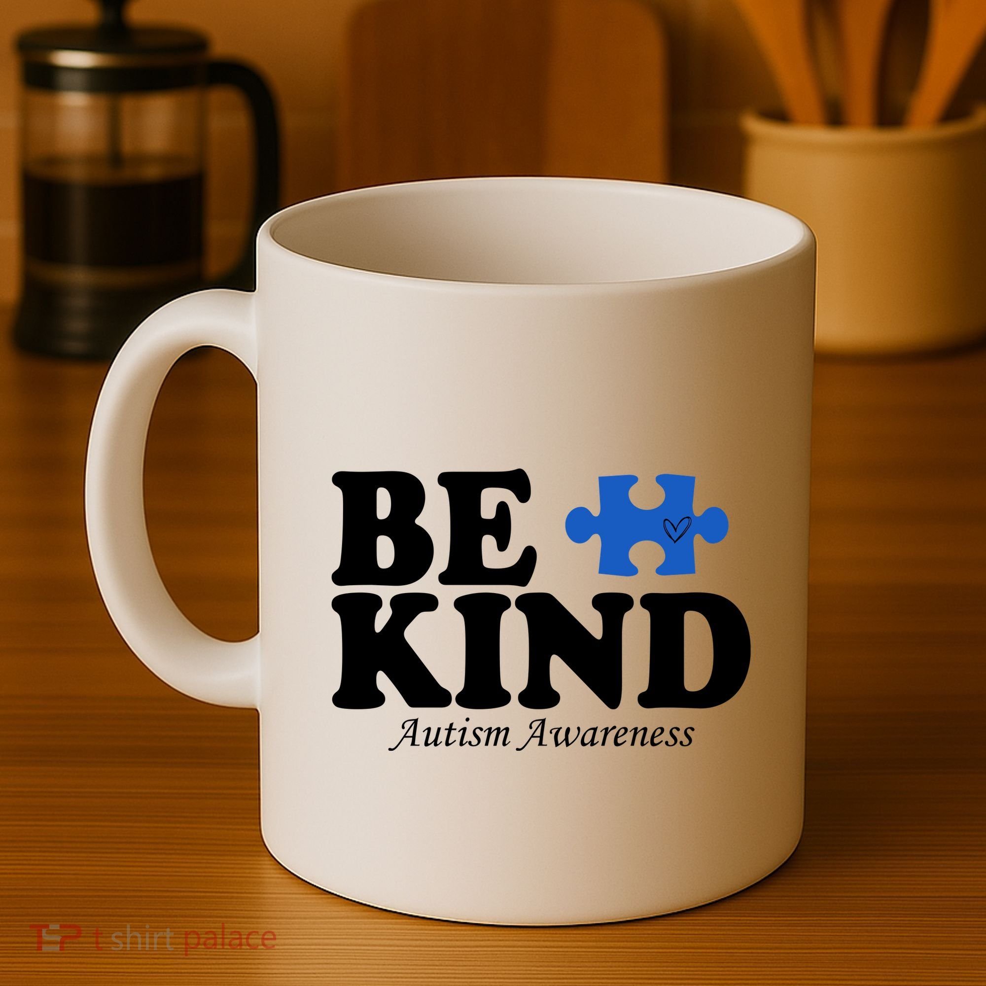 Be Kind Autism Awareness Puzzle Coffee Mug