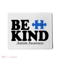 Be Kind Autism Awareness Puzzle Mousepad thumb 0
