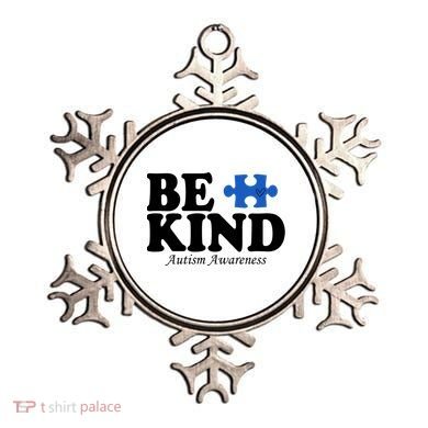 Be Kind Autism Awareness Puzzle Ornament