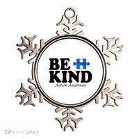Be Kind Autism Awareness Puzzle Ornament thumb 0