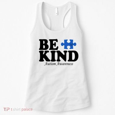 Be Kind Autism Awareness Puzzle Women's Tank Top