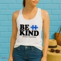 Be Kind Autism Awareness Puzzle Women's Tank Top thumb 2