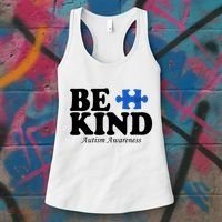 Be Kind Autism Awareness Puzzle Women's Tank Top thumb 3