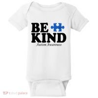 Be Kind Autism Awareness Puzzle Baby Bodysuit thumb 0