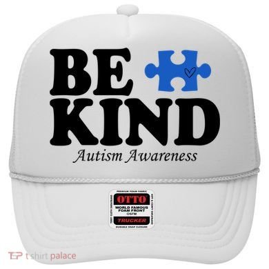 Be Kind Autism Awareness Puzzle Hat