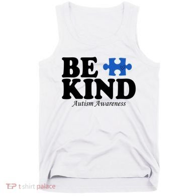 Be Kind Autism Awareness Puzzle Tank Top