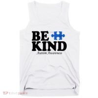 Be Kind Autism Awareness Puzzle Tank Top thumb 0