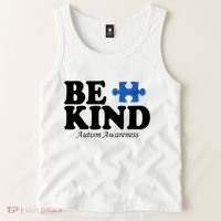 Be Kind Autism Awareness Puzzle Tank Top thumb 2