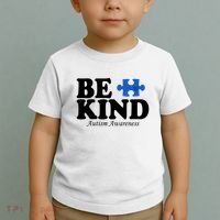 Be Kind Autism Awareness Puzzle Toddler T-Shirt thumb 2