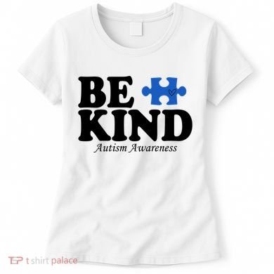 Be Kind Autism Awareness Puzzle Women's T-Shirt
