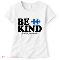 Be Kind Autism Awareness Puzzle Women's T-Shirt thumb 0