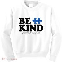 Be Kind Autism Awareness Puzzle Kids Sweatshirt thumb 0