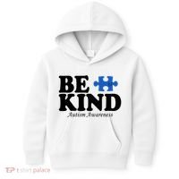 Be Kind Autism Awareness Puzzle Kids Hoodie thumb 0